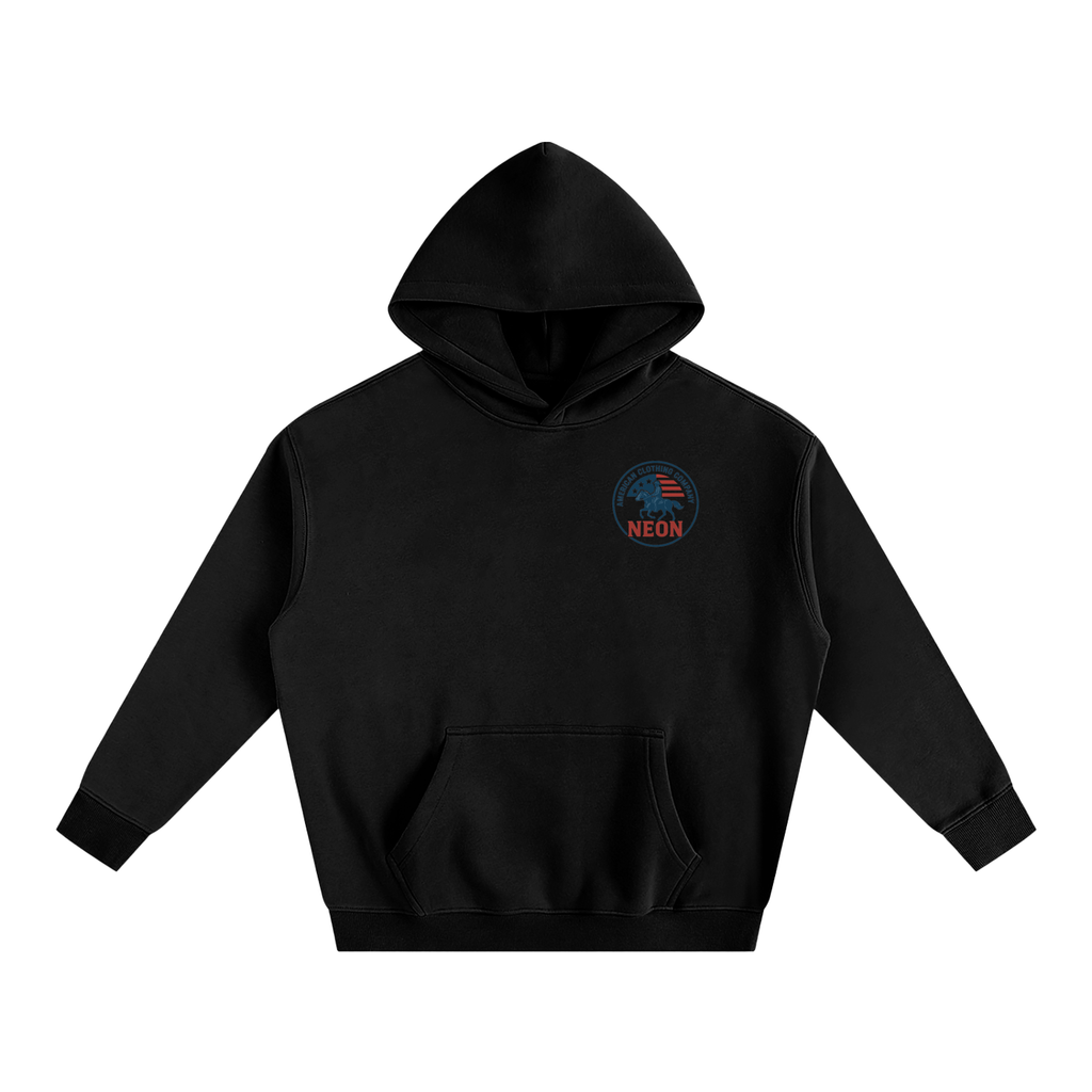 NEON Essential Cowboy Reverse | Oversize Fleeced Hoodie - NEON American Clothing