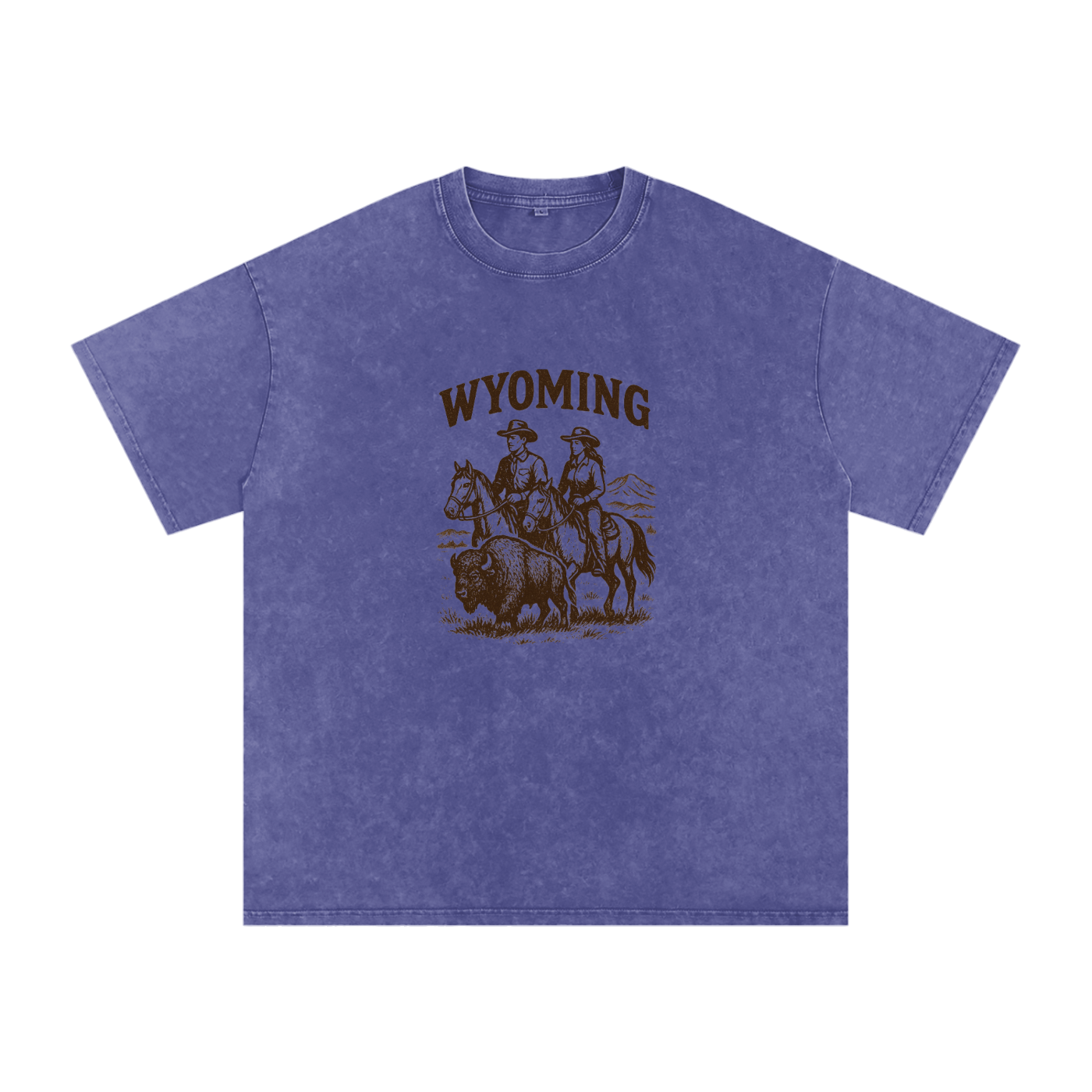 Wyoming Washed Tee - NEON American Clothing