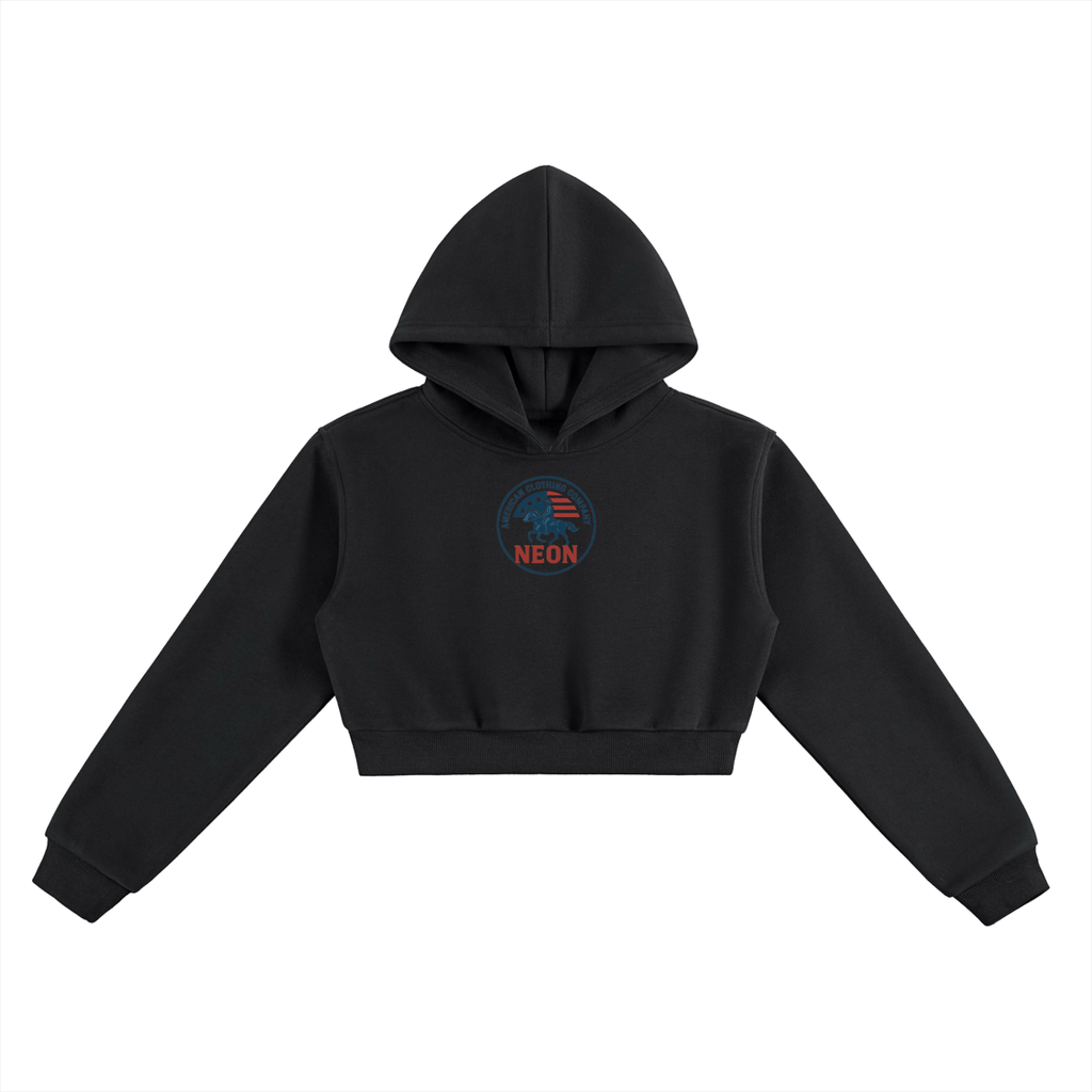 NEON Essentials | Cropped Hoodie Reverse - NEON American Clothing