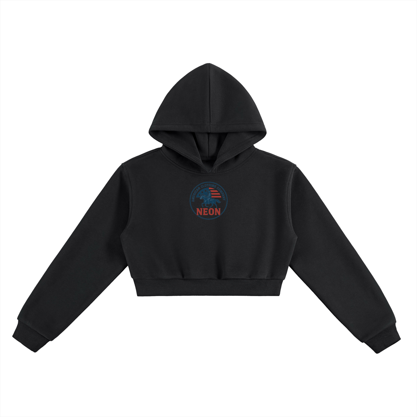NEON Essentials | Cropped Hoodie Reverse - NEON American Clothing