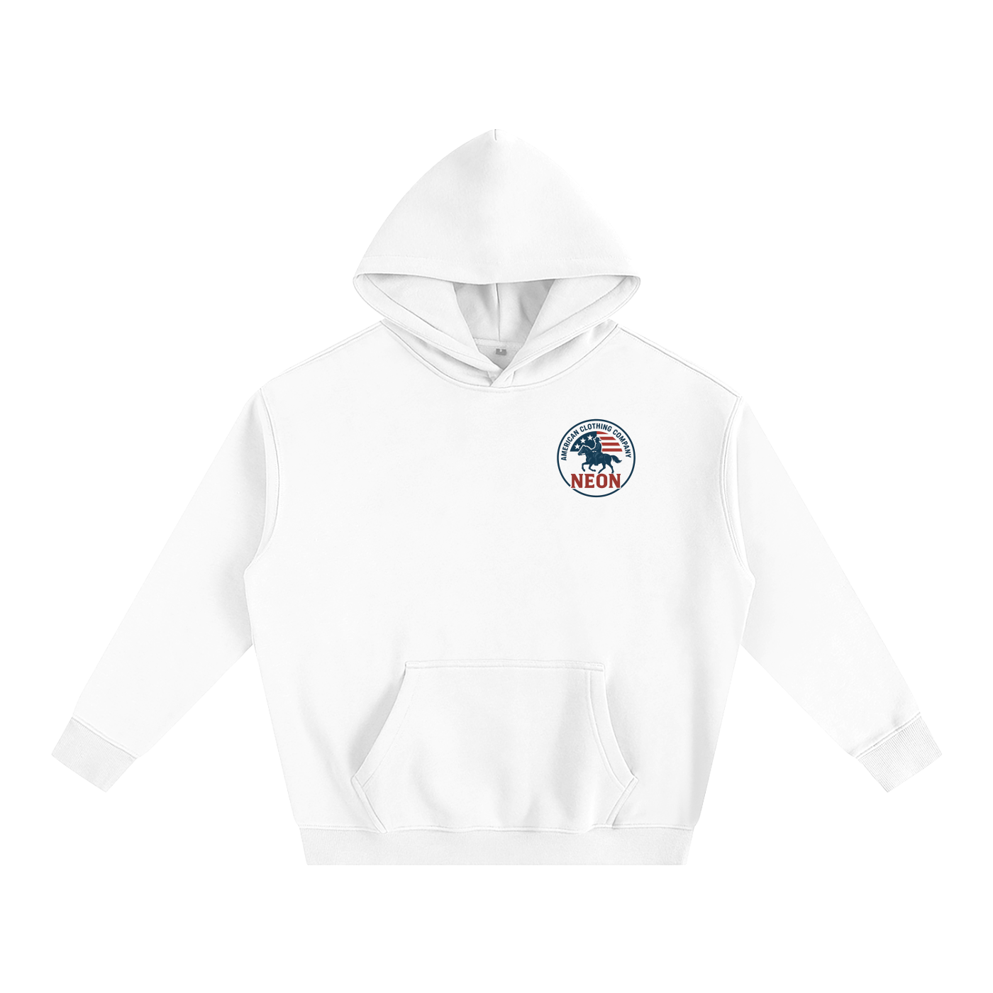 NEON Essential Cowboy Reverse | Oversize Fleeced Hoodie - NEON American Clothing