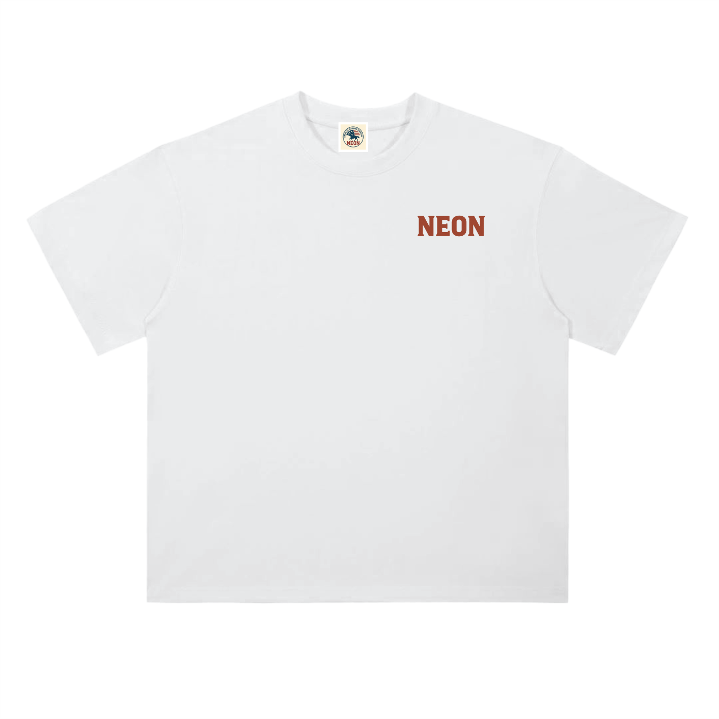 NEON Essentials |Heavyweight Drop Shoulder Cotton T-Shirt - NEON American Clothing