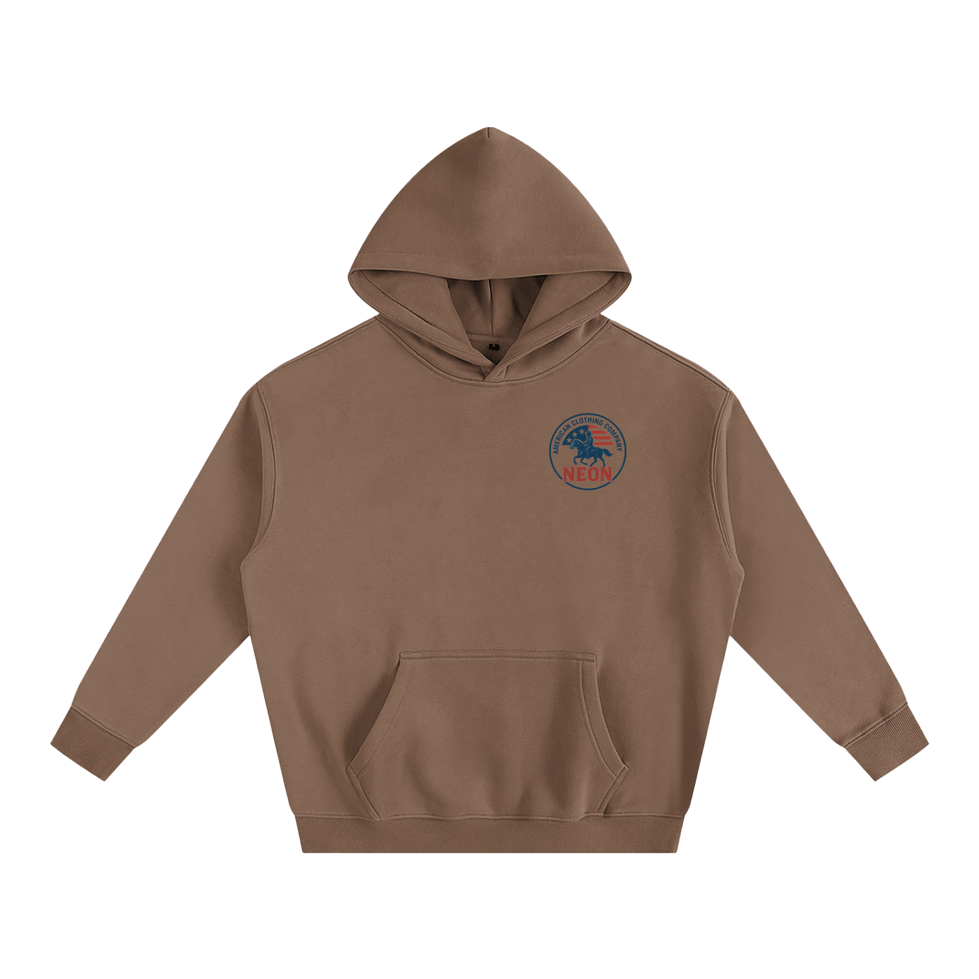 NEON Essential Cowboy Reverse | Oversize Fleeced Hoodie - NEON American Clothing