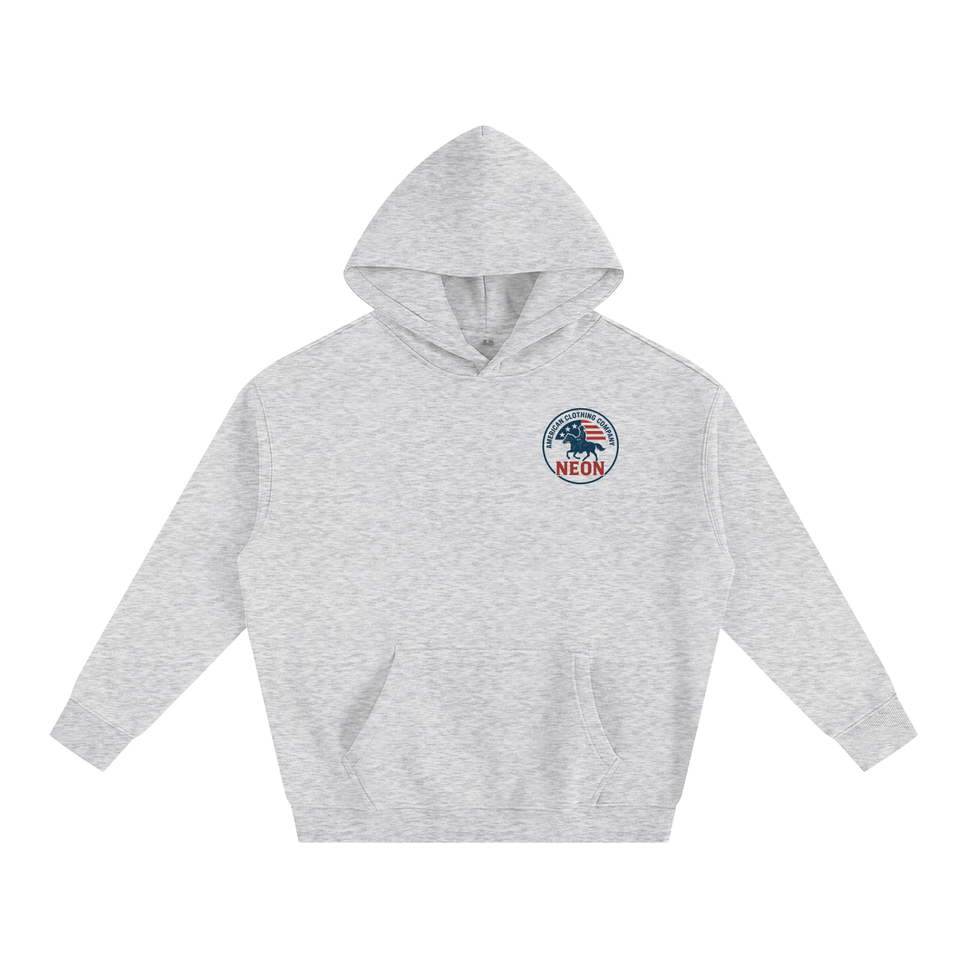 NEON Essential Cowboy Reverse | Oversize Fleeced Hoodie - NEON American Clothing