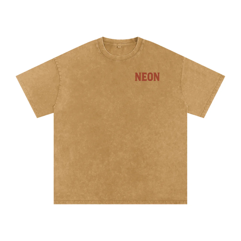 NEON Essential | Washed Oversized Cotton Tee - NEON American Clothing