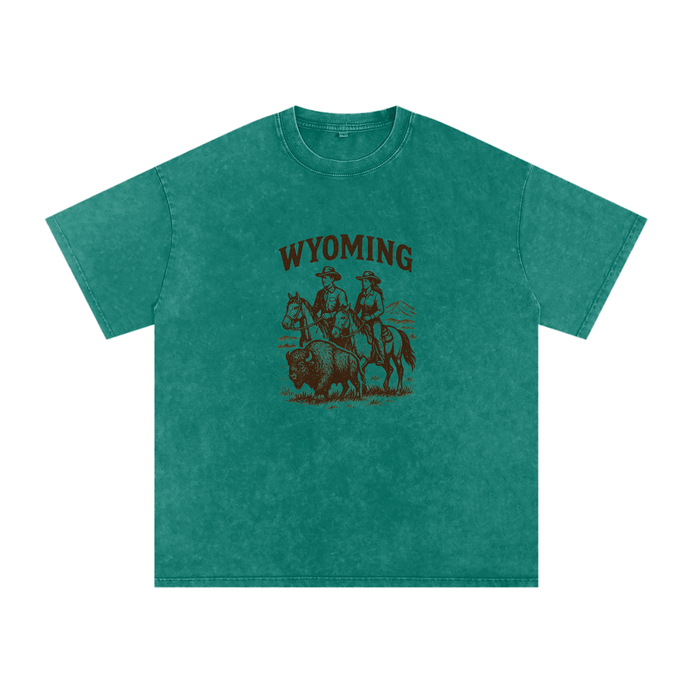 Wyoming Washed Tee - NEON American Clothing