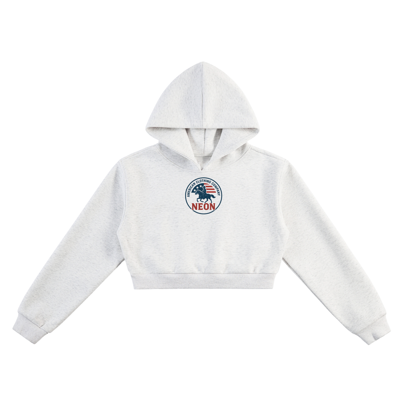 NEON Essentials | Cropped Hoodie Reverse - NEON American Clothing