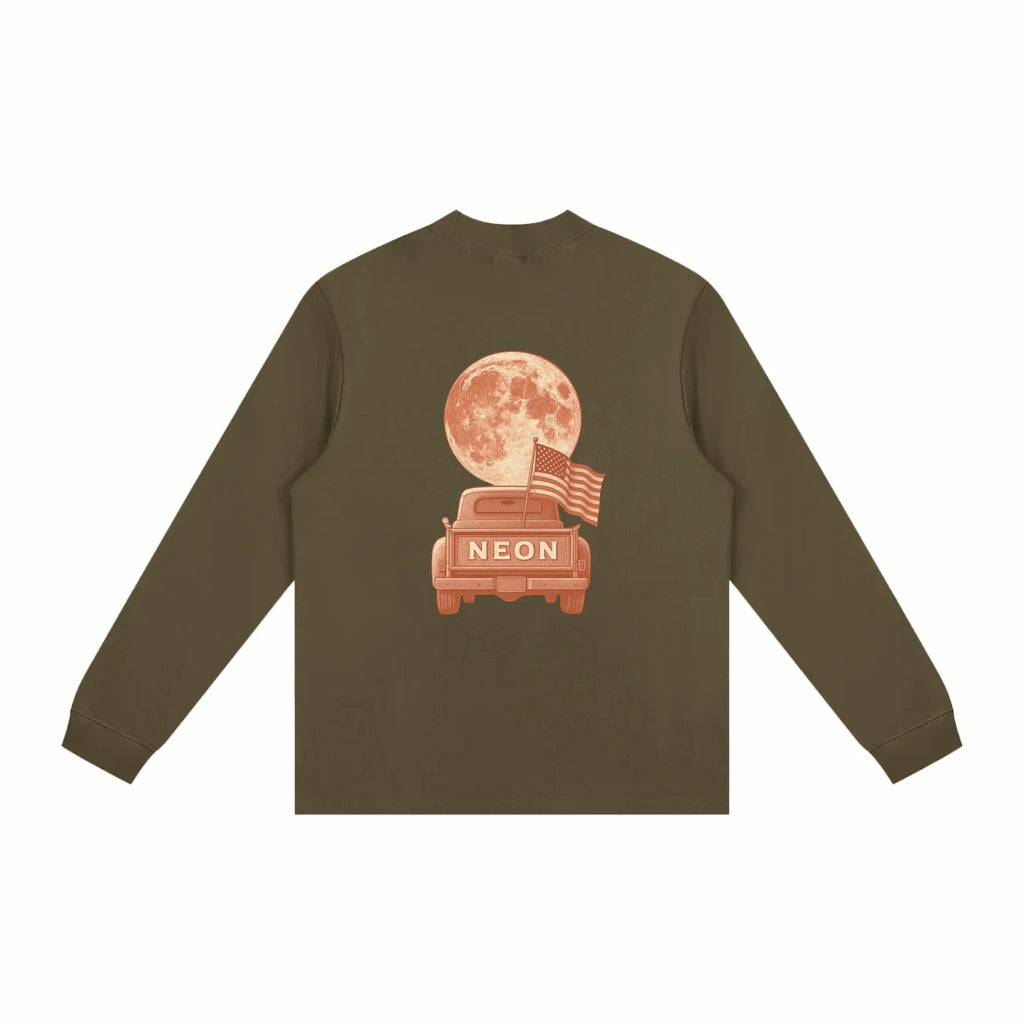 NEON Moonshine Miles | Long Sleeved Tee - NEON American Clothing
