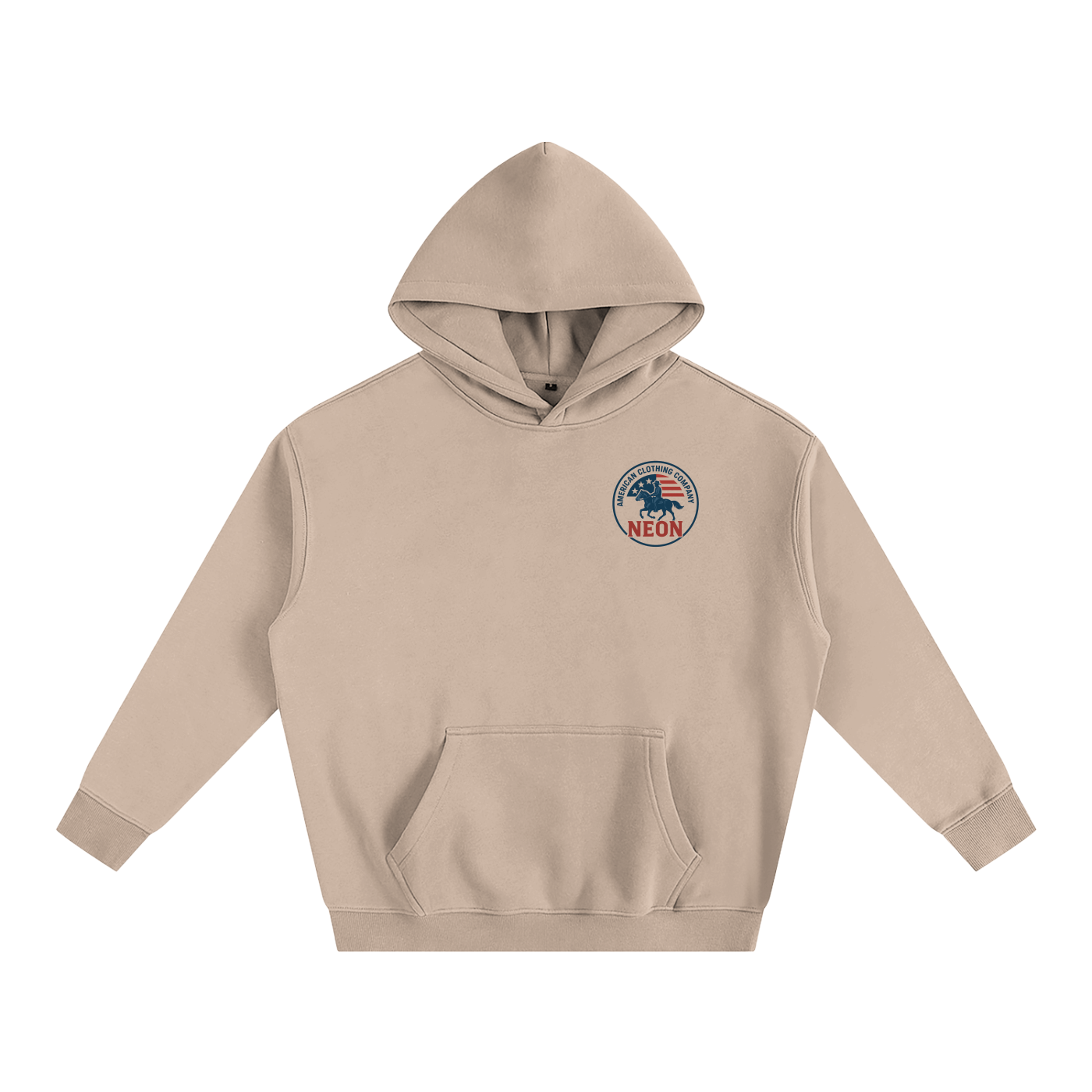 NEON Essential Cowboy Reverse | Oversize Fleeced Hoodie - NEON American Clothing
