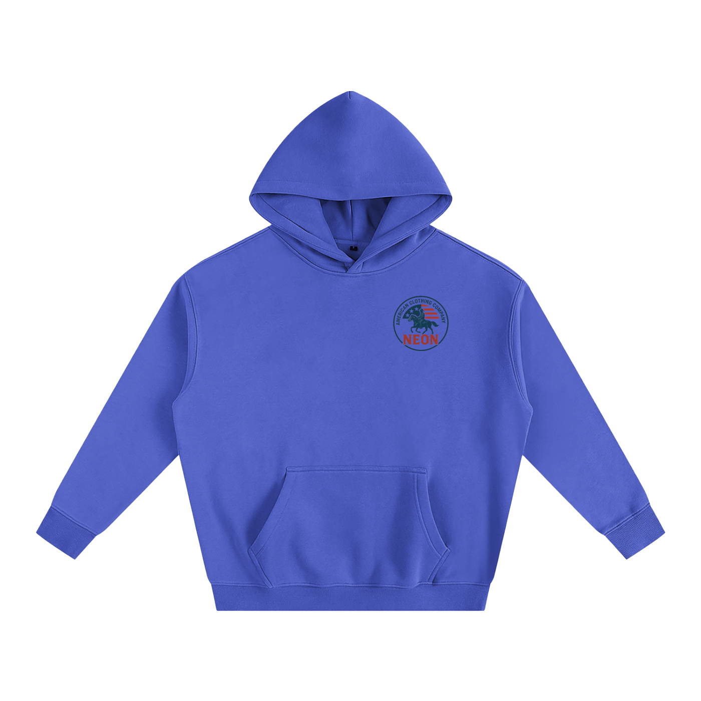 NEON Essential Cowboy Reverse | Oversize Fleeced Hoodie - NEON American Clothing