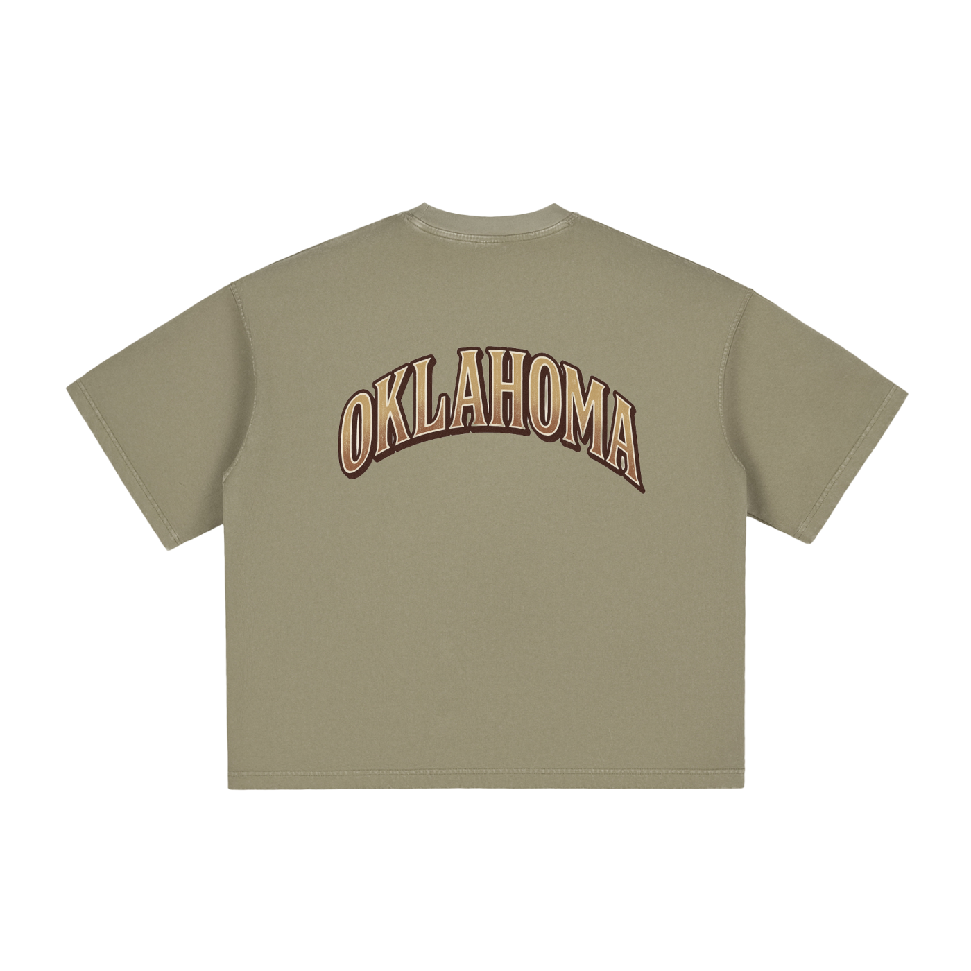 NEON Oklahoma - Vintage Boxy Tee - NEON American Clothing