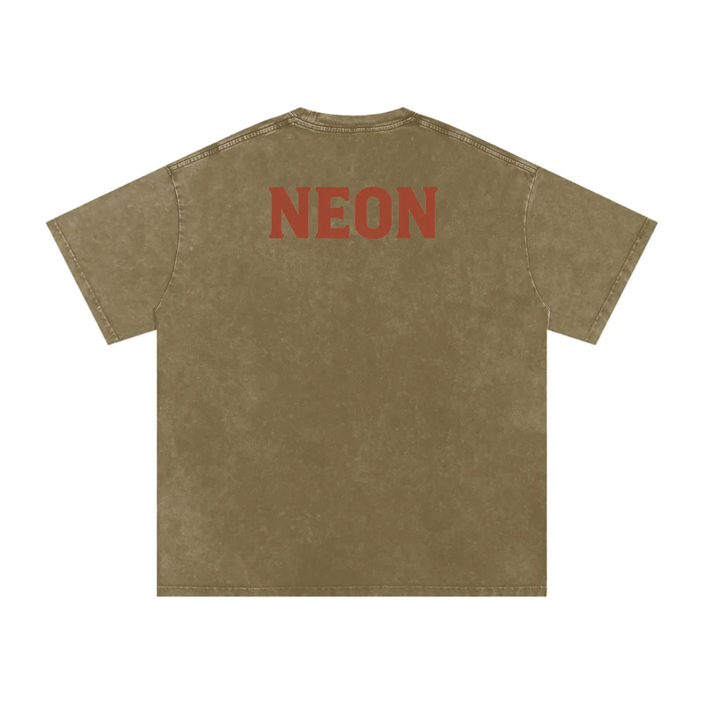 NEON Essential | Washed Oversized Cotton Tee - NEON American Clothing