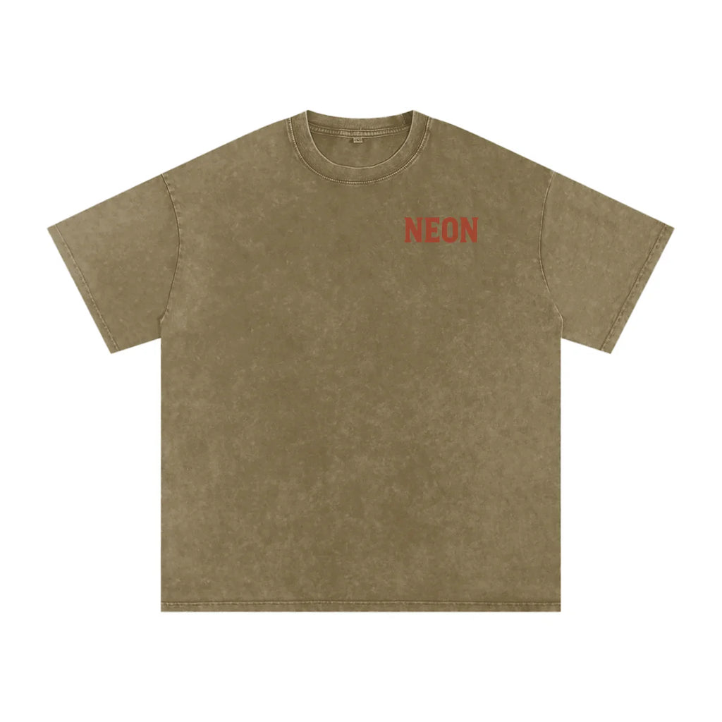 NEON Essential | Washed Oversized Cotton Tee - NEON American Clothing