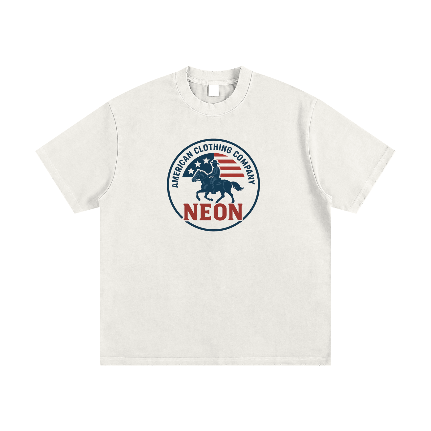 NEON Essential Cowboy | Frayed Cotton Tee - NEON American Clothing