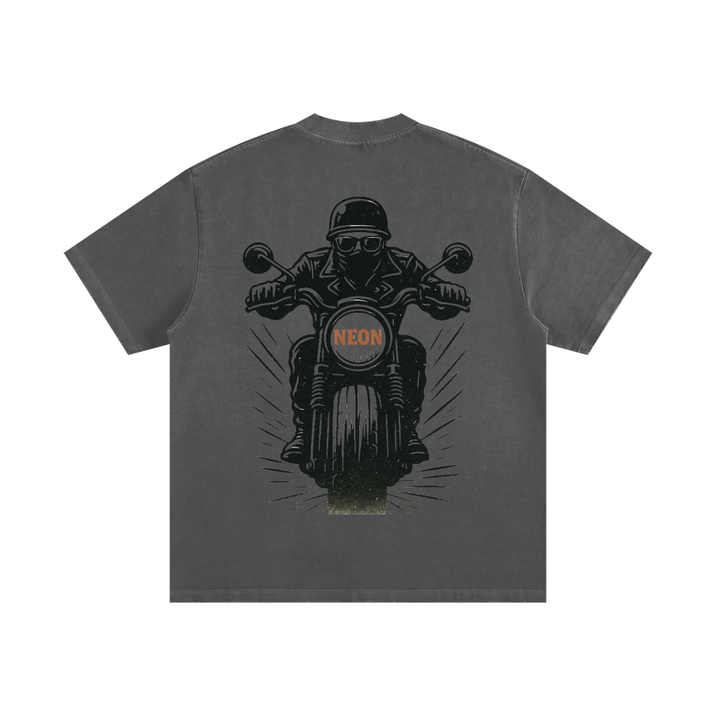 NEON  | Outlaw Biker Heavyweight Frayed T-Shirt