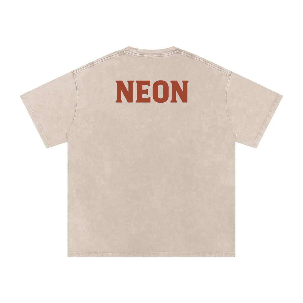 NEON Essential | Washed Oversized Cotton Tee - NEON American Clothing