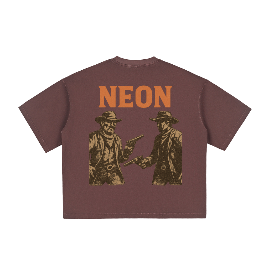 Neon Boxy Tee | Showdown