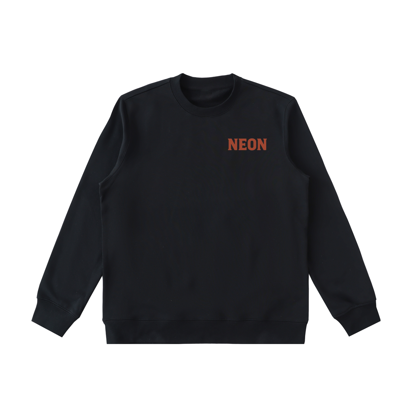 crew neck,sweatshirt,neon logo