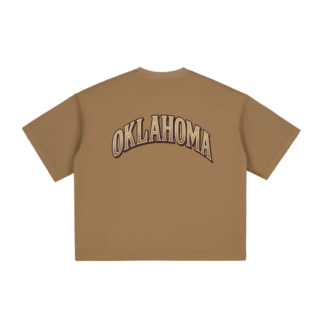 NEON Oklahoma - Vintage Boxy Tee - NEON American Clothing