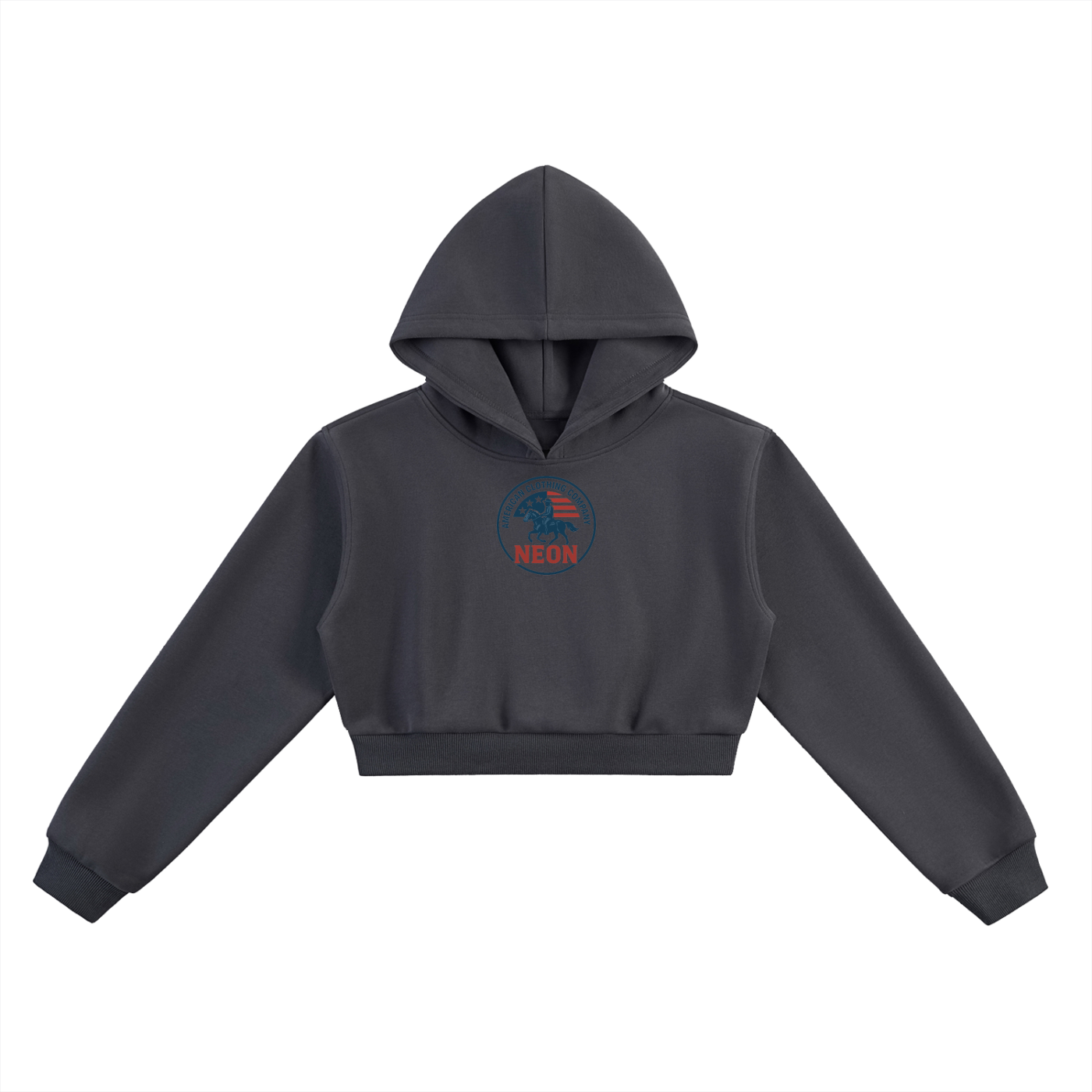 NEON Essentials | Cropped Hoodie Reverse - NEON American Clothing