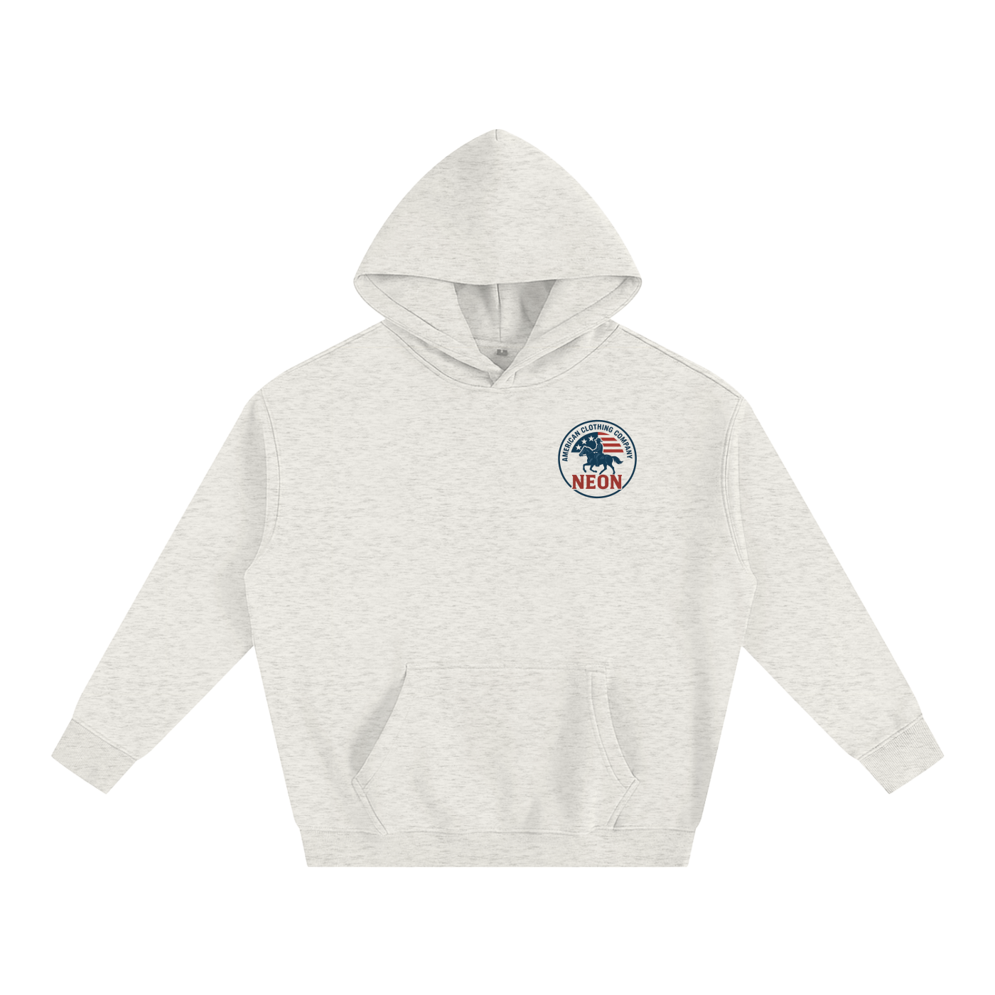 NEON Essential Cowboy Reverse | Oversize Fleeced Hoodie - NEON American Clothing